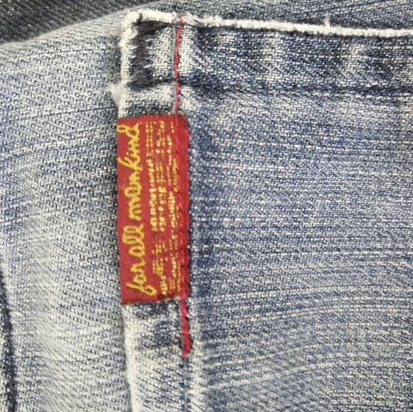 7 For All Man Kind Skinny Blue Jeans Size 28 - Picture 4 of 7